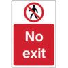 NO EXIT - RPVC (400 X 600MM) thumbnail-0