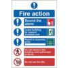 FIRE ACTION PROCEDURE - PVC (200X300MM) thumbnail-0