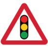 600MM TRI. DIBOND 'TRAFFIC LIGHTS ' ROAD SIGN (WITHOUT CHANNEL) thumbnail-0