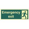 EMERGENCY EXIT - PHOTOLUM. (400X150MM) thumbnail-0