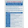 SAFETY POSTER: DSE REGULATIONS -RPVC (400 X 600MM) thumbnail-0