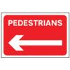 PEDESTRIANS (ARROW LEFT) -RPVC(600 X 450MM) thumbnail-0