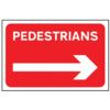 PEDESTRIANS (ARROW RIGHT) -RPVC(600 X 450MM) thumbnail-0