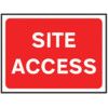 1050 X 750MM Ã‚Â TEMPORARY SIGN -SITE ACCESS thumbnail-0