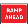 1050 X 750MM Ã‚Â TEMPORARY SIGN &FRAME - RAMP AHEAD thumbnail-0