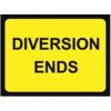 600 X 450MM Ã‚Â TEMPORARY SIGN -DIVERSION ENDS thumbnail-0