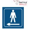 GENTLEMEN GRAPHIC ARROW LEFT-TAKTYLE (150 X 150MM) thumbnail-0