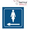 LADIES GRAPHIC ARROW LEFT-TAKTYLE(150 X 150MM) thumbnail-0