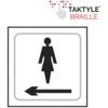 LADIES GRAPHIC ARROW LEFT-TAKTYLE(150 X 150MM) thumbnail-0