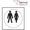 GENTLEMEN / LADIES GRAPHIC -TAKTYLE (150 X 150MM) thumbnail-0