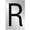 50MM POL. CHROME EFFECT -CHARACTER 'R' thumbnail-0