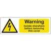 WARNING ISOLATE ELSEWHERE -250ROLL SAV (75 X 25MM) thumbnail-0