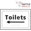 TOILETS ARROW LEFT - TAKTYLE(225X 150MM) thumbnail-0