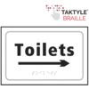 TOILETS ARROW RIGHT - TAKTYLE(225X 150MM) thumbnail-0