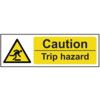 CAUTION TRIP HAZARD - RPVC (600X200MM) thumbnail-0