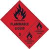 FLAMMABLE LIQUID CLASS 3 LABELS -SAV (200 X 300MM) (PK-3) thumbnail-0