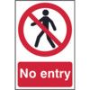 NO ENTRY - PVC (200 X 300MM) thumbnail-0