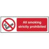 ALL SMOKING STRICTLY PROHIBITED -RPVC (600 X 200MM) thumbnail-0