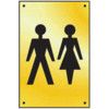 UNISEX GRAPHIC DOOR PLATE -PB(100 X 150MM) thumbnail-0