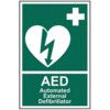 AUTOMATED EXTERNAL DEFIBRILLATOR'AED' - RPVC (200 X 300MM) thumbnail-0