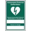 AUTOMATED EXTERNAL DEFIBRILLATORNEAREST - RPVC (200 X 300MM) thumbnail-0