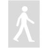 WALKING MAN STENCIL (190 X 300MM) thumbnail-0