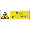 MIND YOUR HEAD - RPVC (300X100MM) thumbnail-0