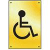 DISABLED GRAPHIC DOOR PLATE -PB(100 X 150MM) thumbnail-0