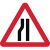 ROAD NARROWS NEARSIDE - QSIGN(750MM) thumbnail-0