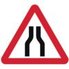 600MM TRI.DIBOND 'ROAD NARROWS BOTH LANES' ROAD SIGN (W/O CHANNEL) thumbnail-0