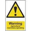 WARNING AGRICULTURAL MACHINERYOPE RATING - PVC (200 X 300MM) thumbnail-0