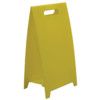 BLANK CORREX FLOOR STAND FORSIGNS(YELLOW) thumbnail-0