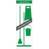 SHADOWBOARD - CLEANING STATION STYLE C (GREEN) W HOOKS - NO STOCK thumbnail-0