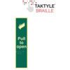 PULL TO OPEN - TAKTYLEPH (75X300MM) thumbnail-0