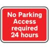 600X450MM DIB 'NO PARKING ACC REQUIRED 24 HRS' ROSIGN(W/O CHANNEL) thumbnail-0