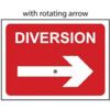 DIVERSION REVERSIBLE ARROW -QSIGN (1050 X 750MM) thumbnail-0