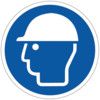 400MM DIA. SAFETY HELMET SYMBOLFLOOR GRAPHIC thumbnail-0