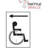 DISABLED ARROW LEFT - TAKTYLE(150X 225MM) thumbnail-0