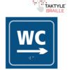 WC ARROW RIGHT - TAKTYLE (150X150MM) thumbnail-0