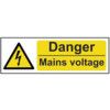 DANGER MAINS VOLTAGE - RPVC (300X100MM) thumbnail-0