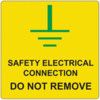 SAFETY ELECTRICAL CONNECTION DO NOT REMOVE-PK-25 SAV(75X75MM) thumbnail-0