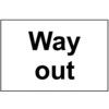 WAY OUT - RPVC (300 X 200MM) thumbnail-0