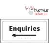 ENQUIRIES ARROW LEFT -TAKTYLE(300 X 150MM) thumbnail-0