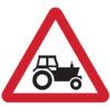 600MM TRI.DIBOND 'AGRI VEHICLES ROAD AHEAD' ROAD SIGN(W/O CHANNEL) thumbnail-0