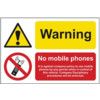 WARNING NO MOBILE PHONES IT ISAGAINST... - SAV (150 X 100MM) thumbnail-0