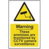 WARNING PREMISES MONITORED CCTV CAMERA SURVEILLANCE-PVC(200X300MM) thumbnail-0