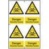 DANGER HARMFUL FUMES - PVC (200X300MM) thumbnail-0