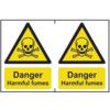 DANGER HARMFUL FUMES - PVC (300X200MM) thumbnail-0