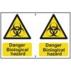 DANGER BIOLOGICAL HAZARD -PVC(300 X 200MM) thumbnail-0