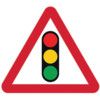 600MM TRI. DIBOND 'TRAFFICLIGHTS' ROAD SIGN (WITH CHANNEL) thumbnail-0